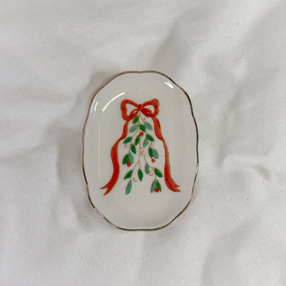 Christmas Bows Mini Dish