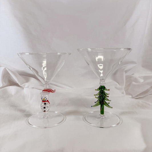Holiday Icon Martini Glass