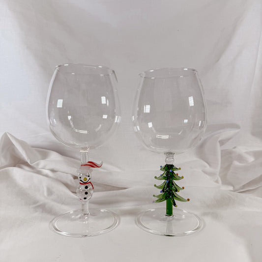 Holiday Icon Wine Glass