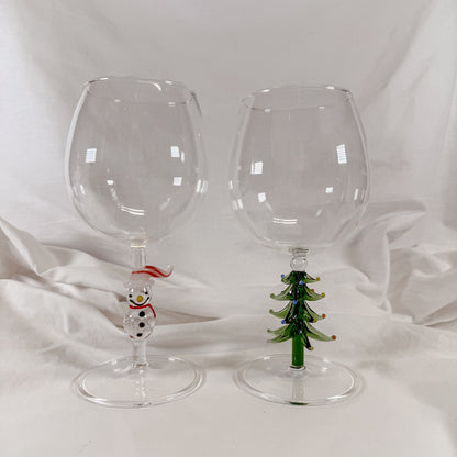Holiday Icon Wine Glass