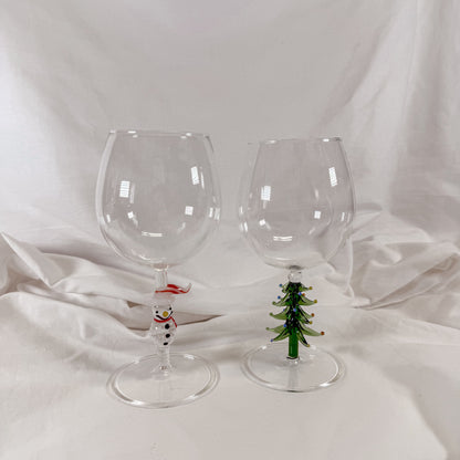 Holiday Icon Wine Glass
