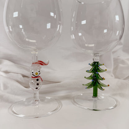 Holiday Icon Wine Glass