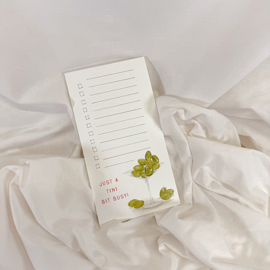 Tini Bit Busy Notepad