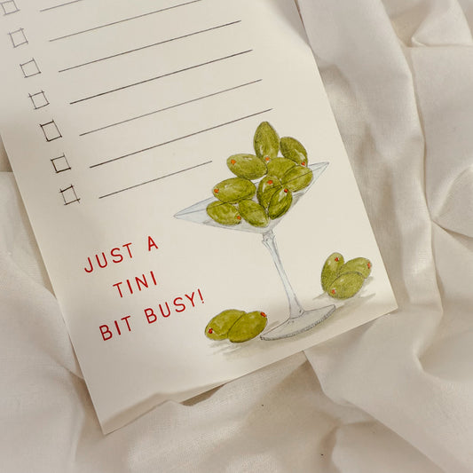 Tini Bit Busy Notepad