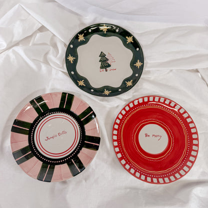 Christmas Doodles Plate