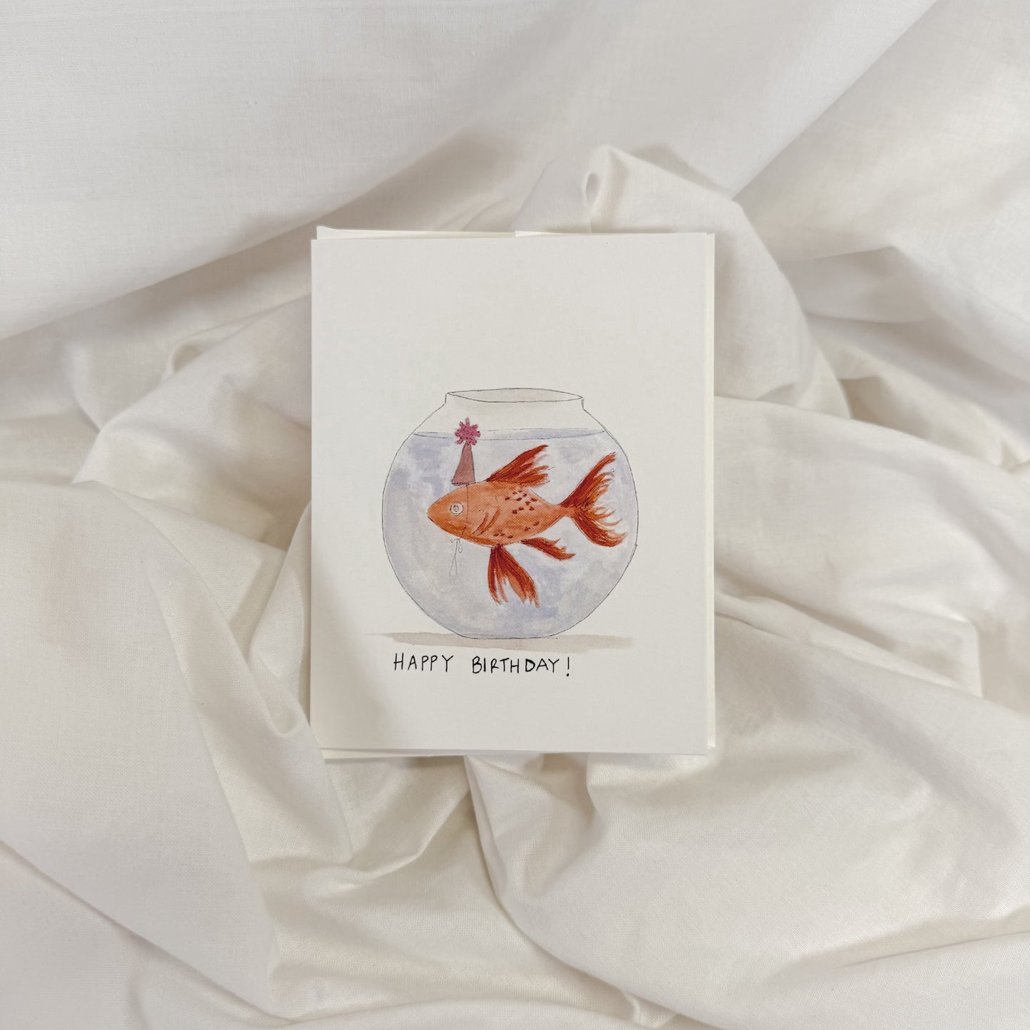Party Fish Birthday Greeting Card