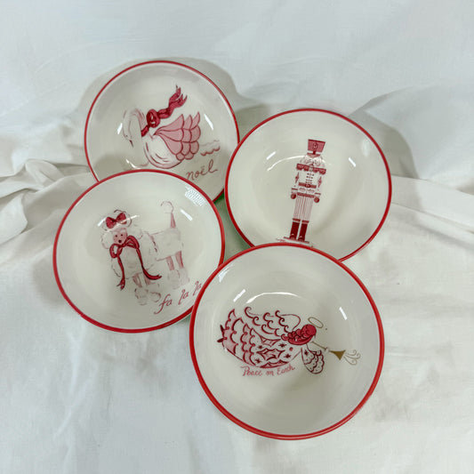 Raspberry Christmas Bowl