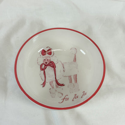Raspberry Christmas Bowl