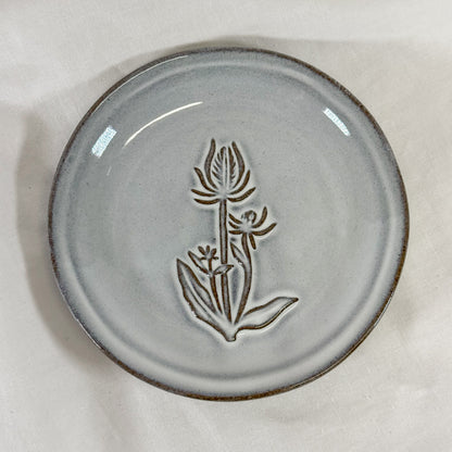 Floral Embossed Dish