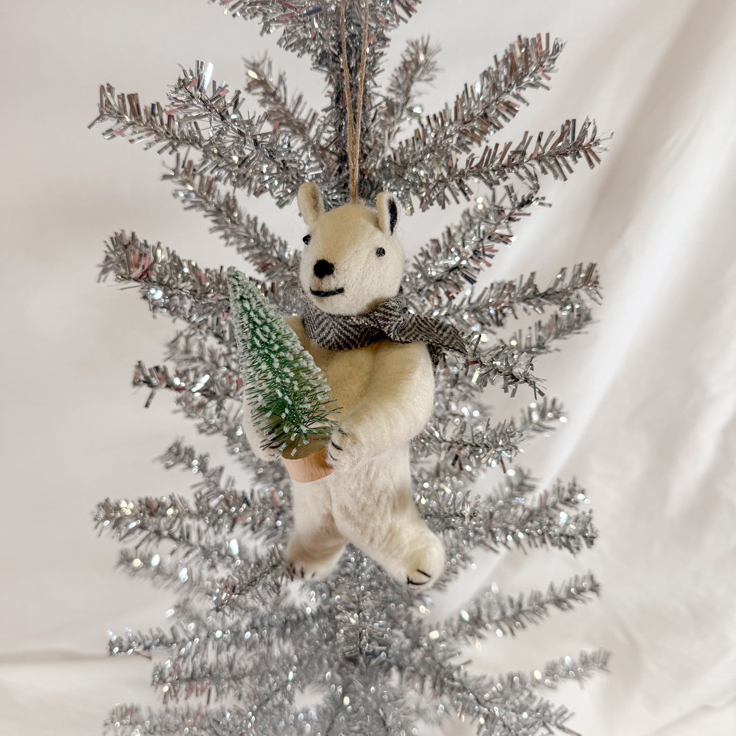 Festive Polar Bear Ornament