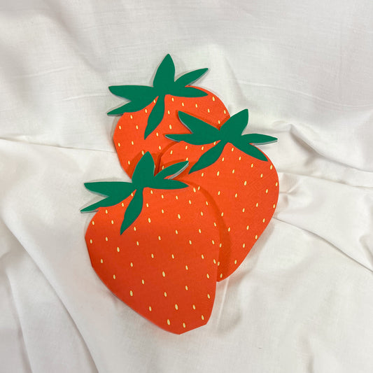 Strawberry Party Napkins By Meri Meri