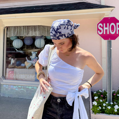 Floral Square Scarf