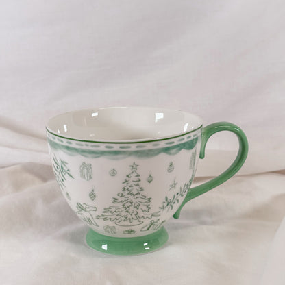 Mint Christmas Tree Mug