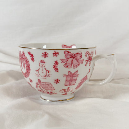Pink Christmas Wonderland Mug