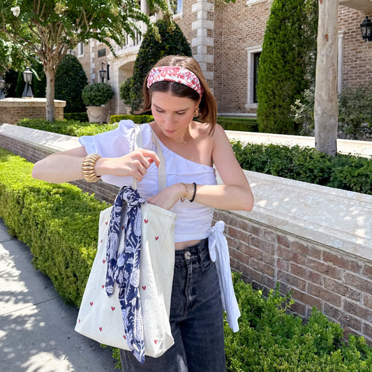 Floral Square Scarf