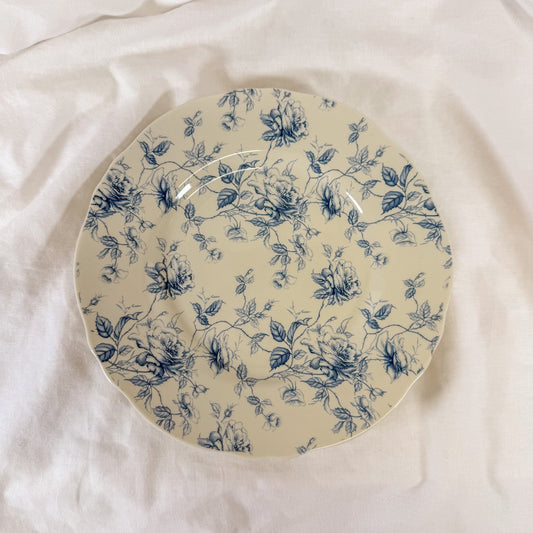 Classic Blue Floral Plate
