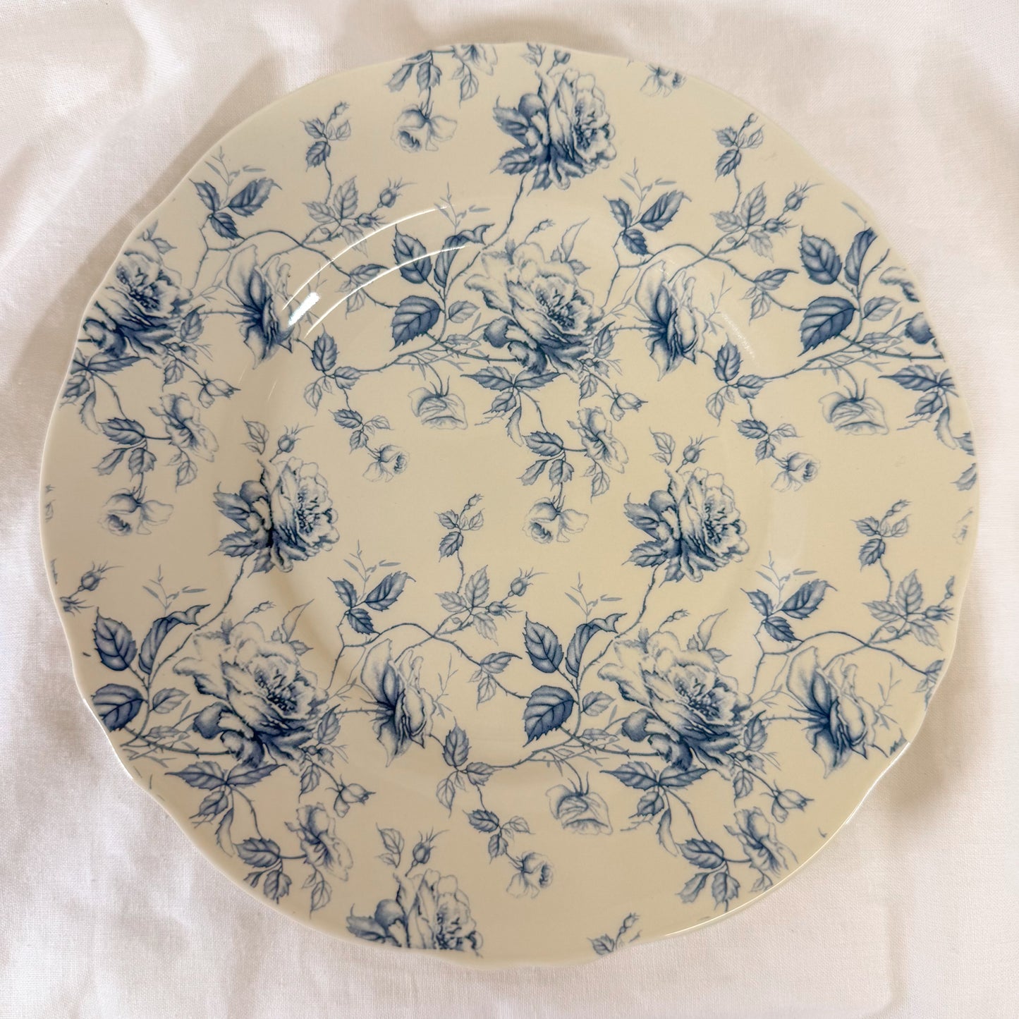 Classic Blue Floral Plate
