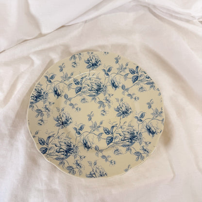 Classic Blue Floral Plate