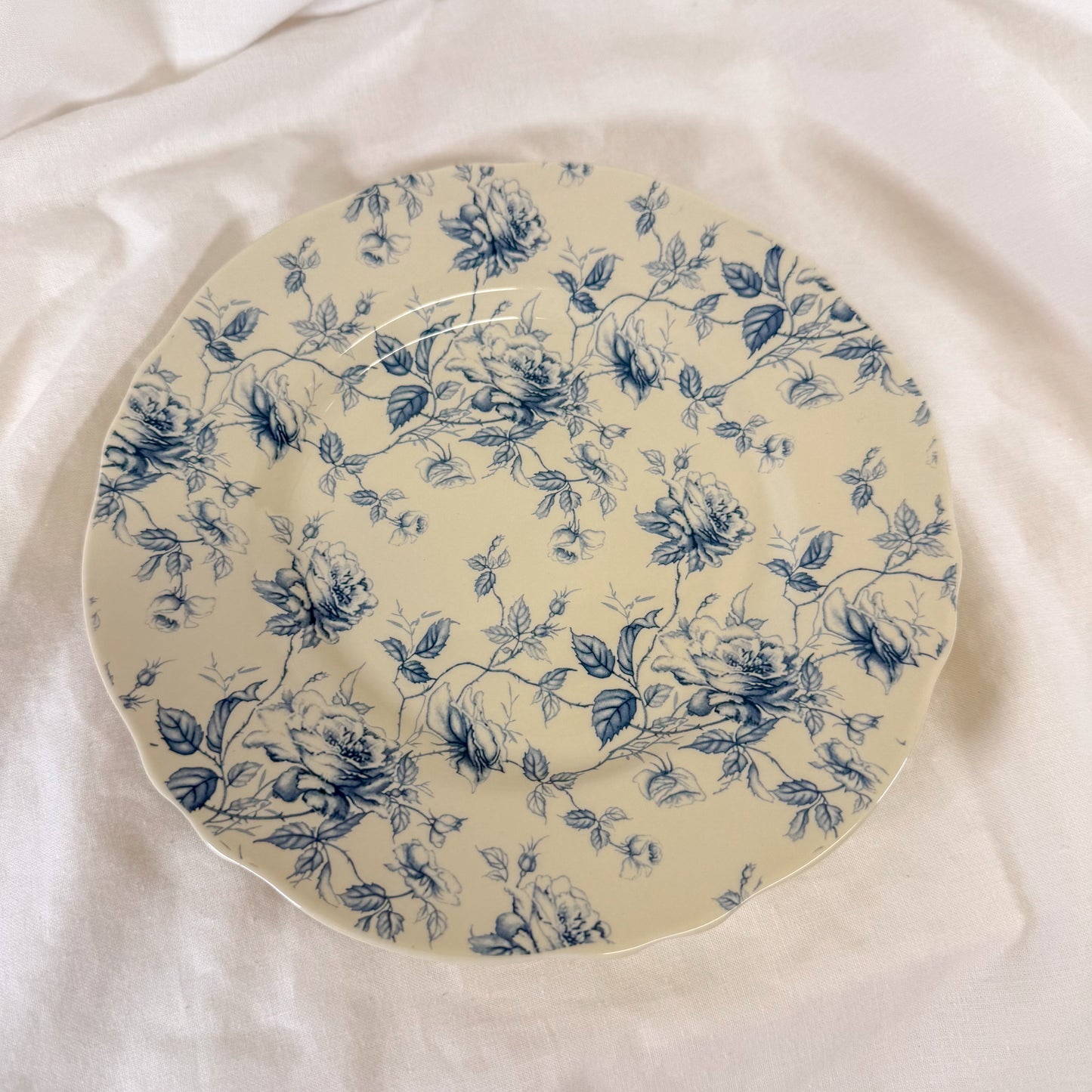 Classic Blue Floral Plate