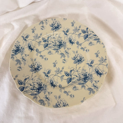 Classic Blue Floral Plate