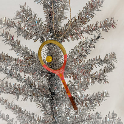 Vintage Tennis Racquet Ornament