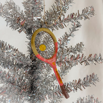 Vintage Tennis Racquet Ornament