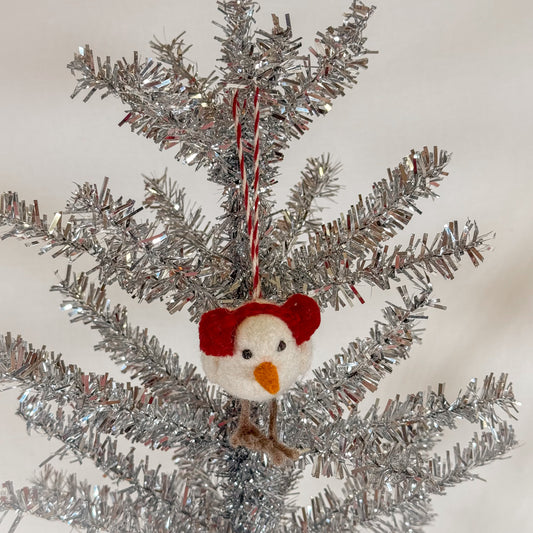 Winter Duck Felt Ornament