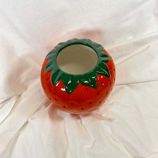 Strawberry Ceramic Vase