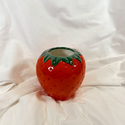 Strawberry Ceramic Vase