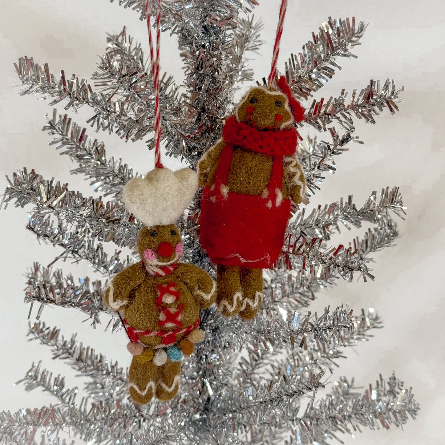 Gingerbread Baker Felt Ornament