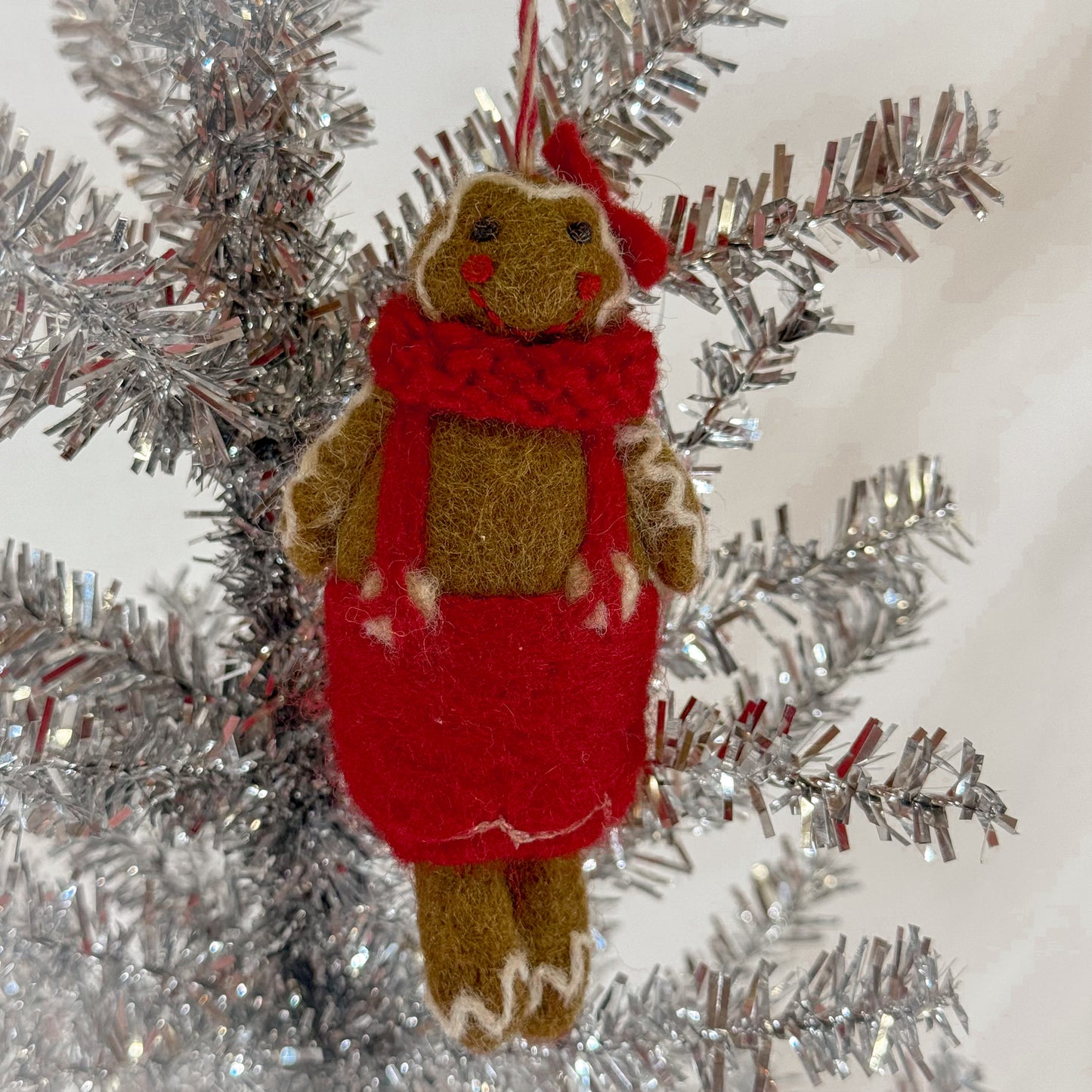 Gingerbread Baker Felt Ornament