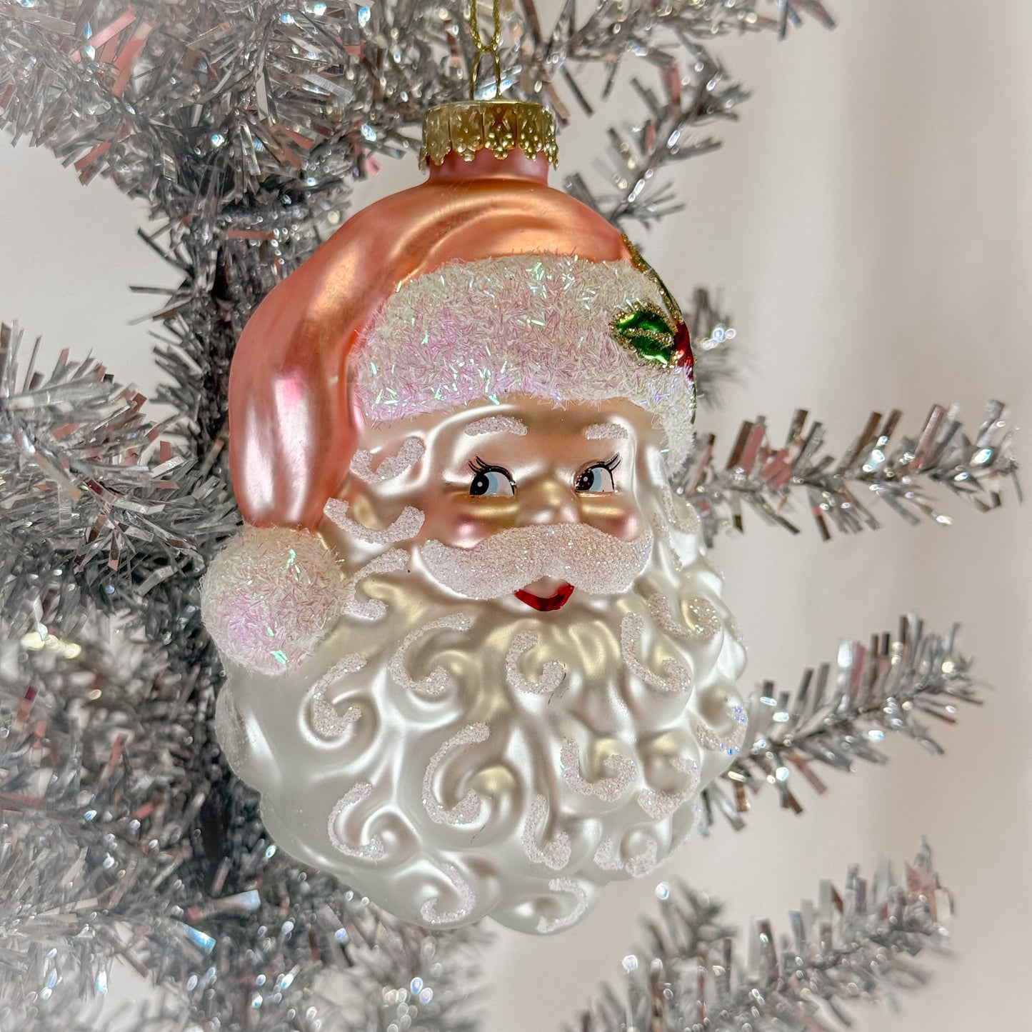 Flirty Santa Ornament