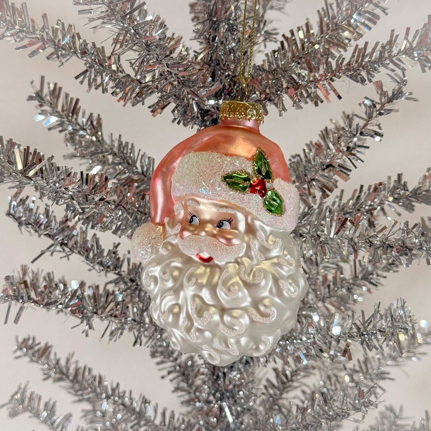 Flirty Santa Ornament