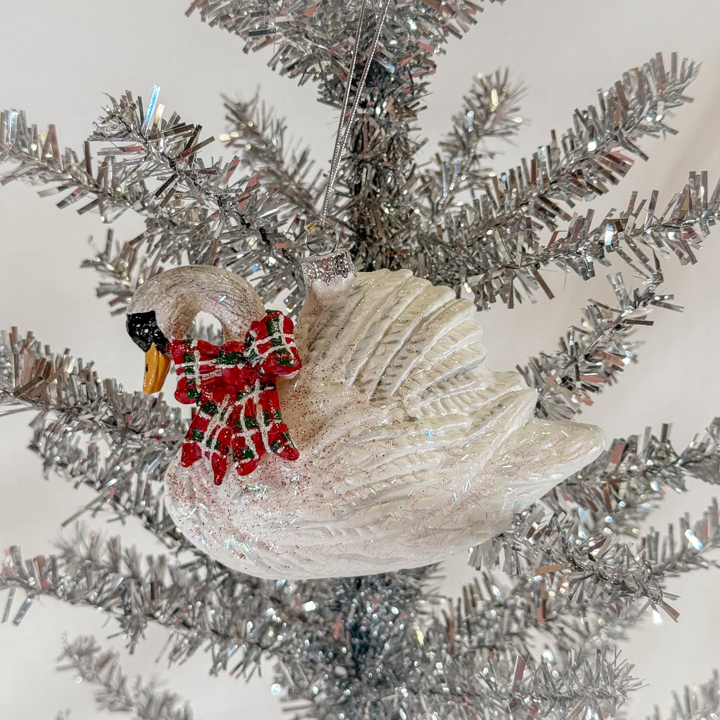 Holiday Swan Ornament