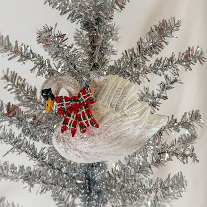 Holiday Swan Ornament