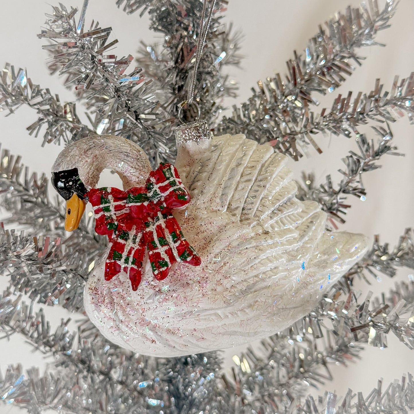 Holiday Swan Ornament