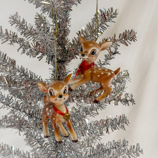Vintage Jingle Deer Ornament