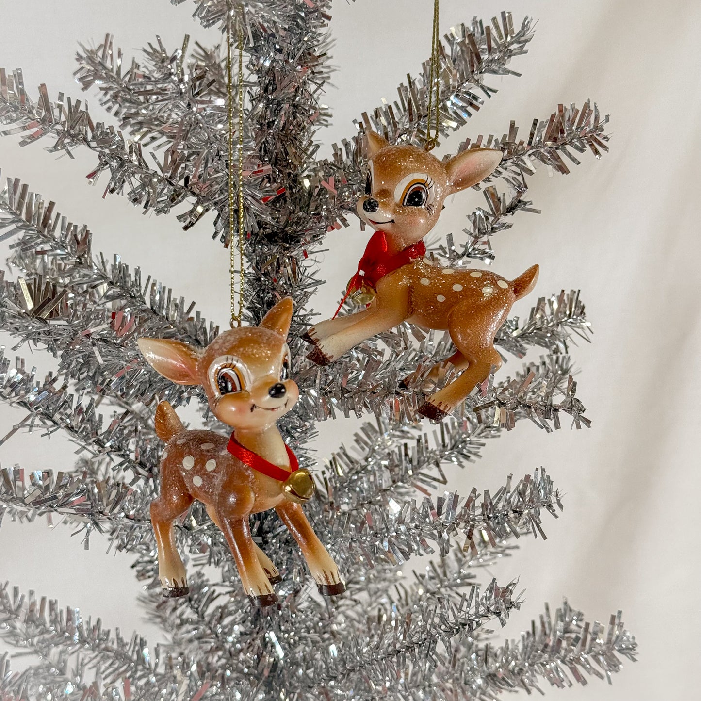 Vintage Jingle Deer Ornament