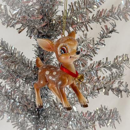 Vintage Jingle Deer Ornament
