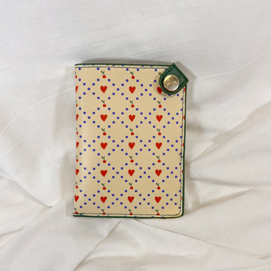 Cherry Hearts Passport Holder