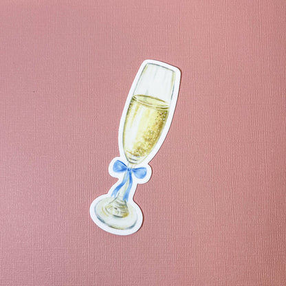 Fancy Champagne Vinyl Sticker