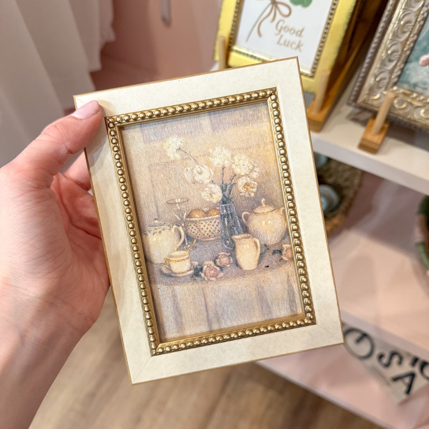 Tea Party Still Life Framed Wall Art