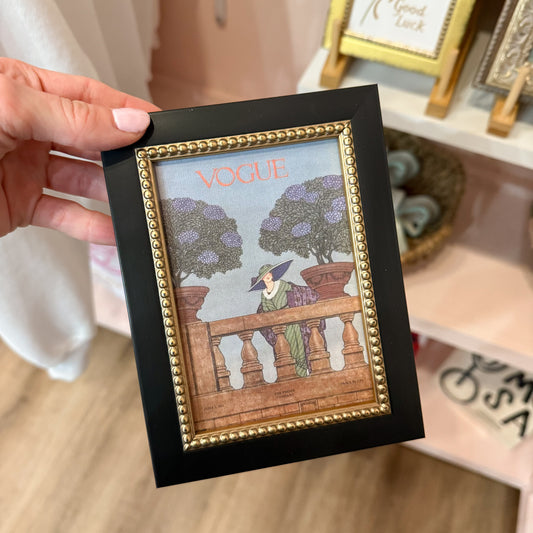 Vintage Vogue Garden Framed Wall Art