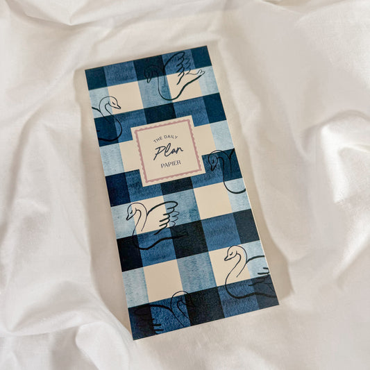 The Daily Plan Swan Notepad