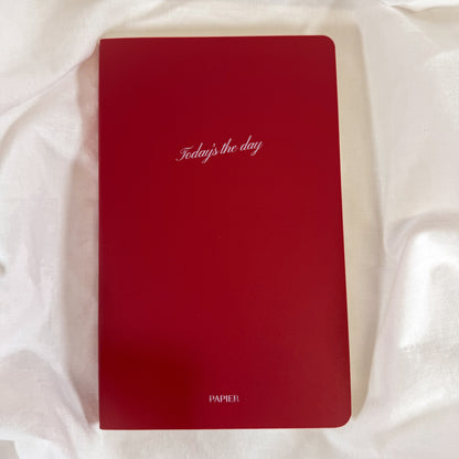 Today's The Day Softcover Lined Notebook
