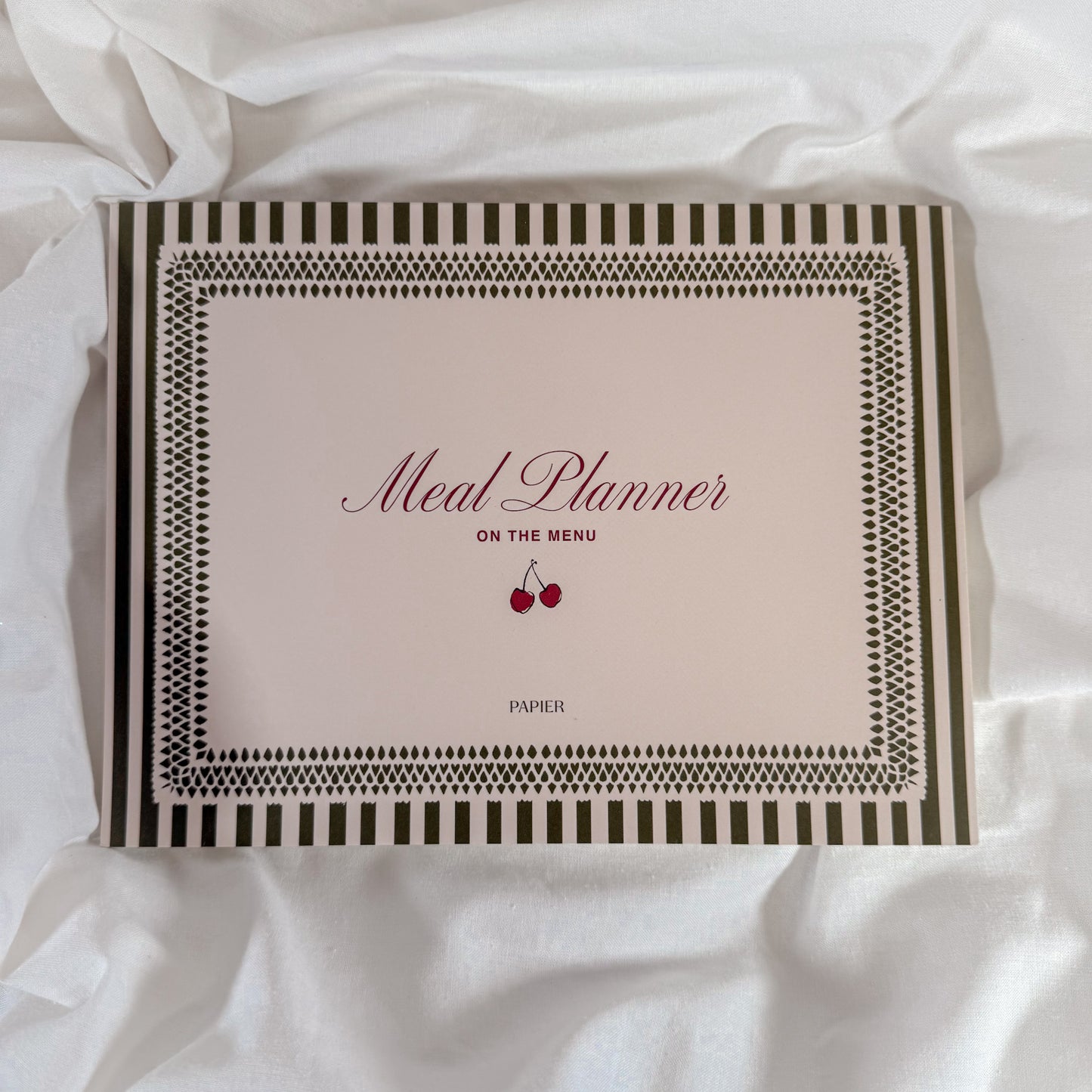 Cherry Meal Planner Notepad