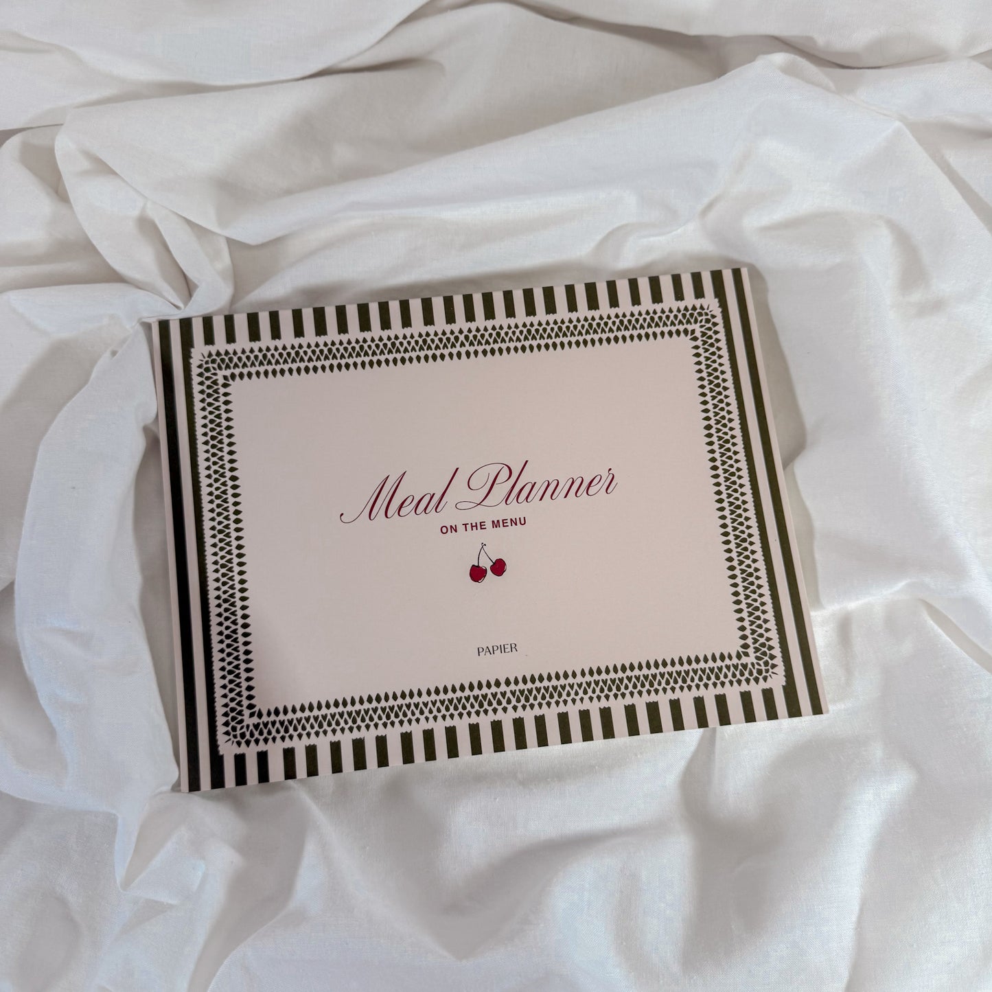 Cherry Meal Planner Notepad