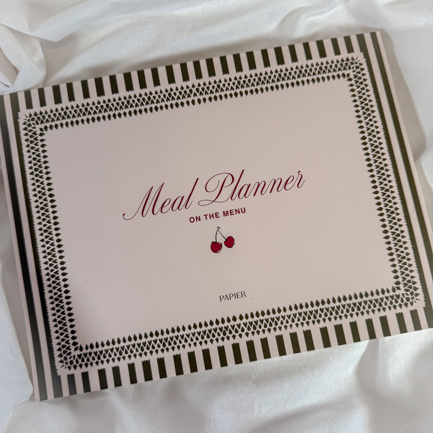 Cherry Meal Planner Notepad