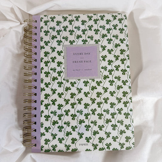 Clover Spiral Notebook