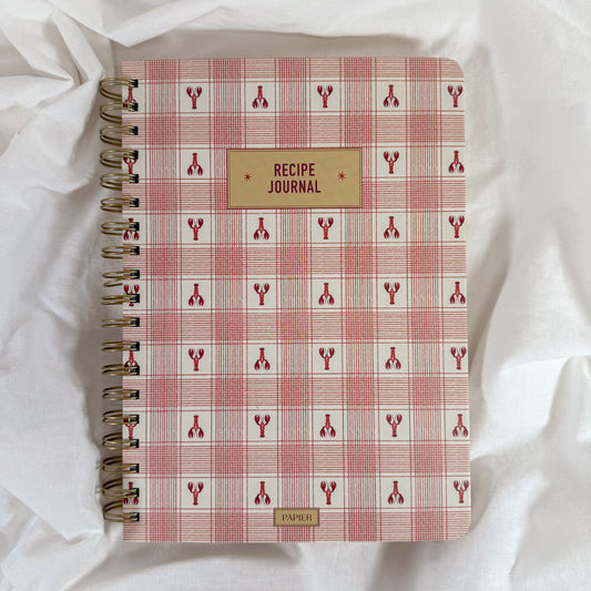 Lobster Spiral Recipe Journal
